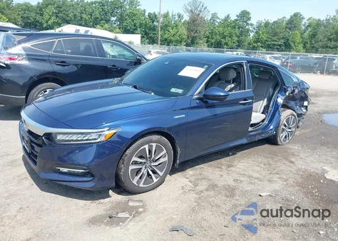 2020 Honda Accord Hybrid Touring из США, поврежденный, VIN 1HGCV3F98LA001130